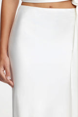 Hourston Maxi Skirt White