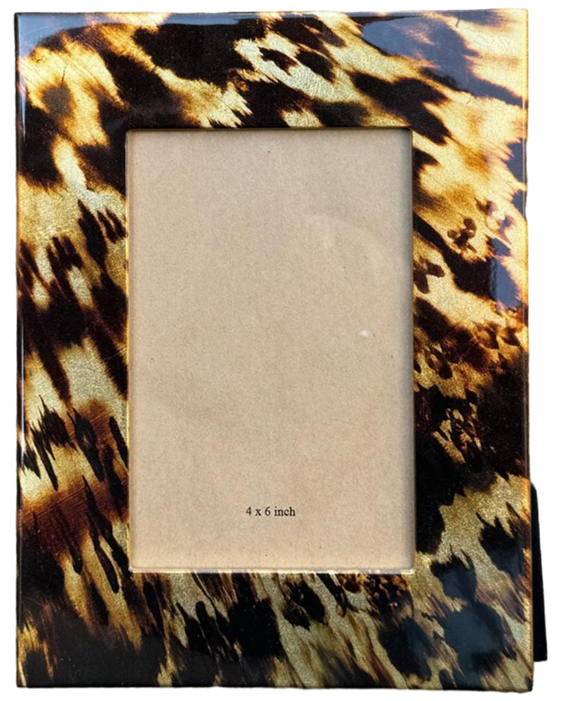 PRINTED IRON TRAY LEOPARD