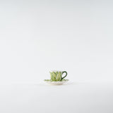 LILY OF THE VALLEY CERAMIC COFFEE CUP