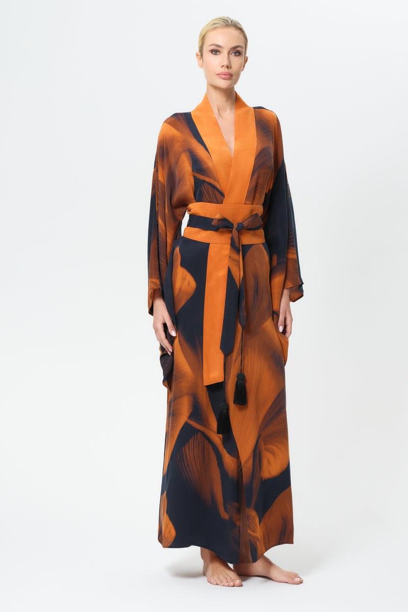 Loren Calypso Anya Oriental Kimono Robe