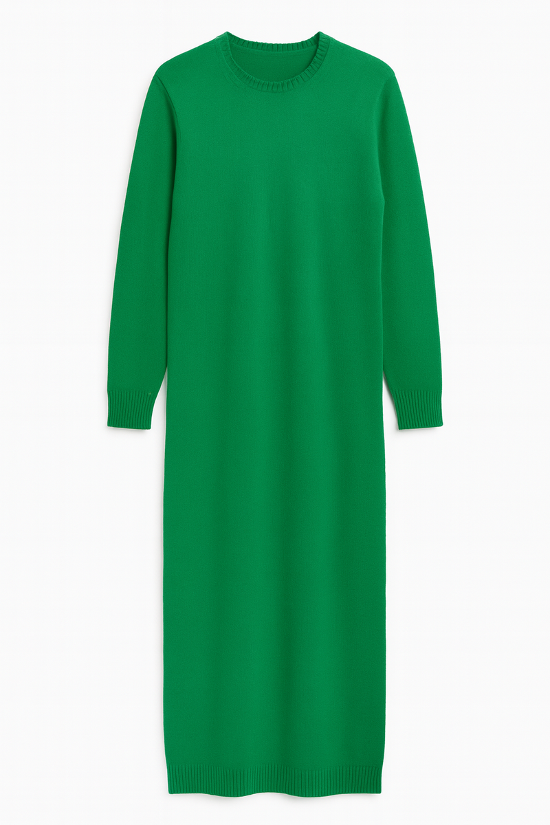 NADIA KNIT DRESS GREEN