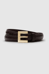 NICOLA BELT  DARK BROWN