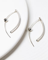 Pia Dot Sapphire Earrings Gold Big