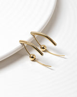 Pia Dot Sapphire Earrings in Silver