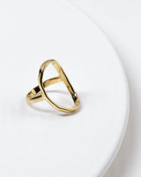 Luna Oval Ring Gold
