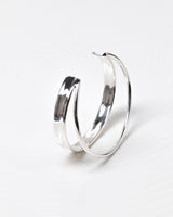 Ava Double Bangle Silver