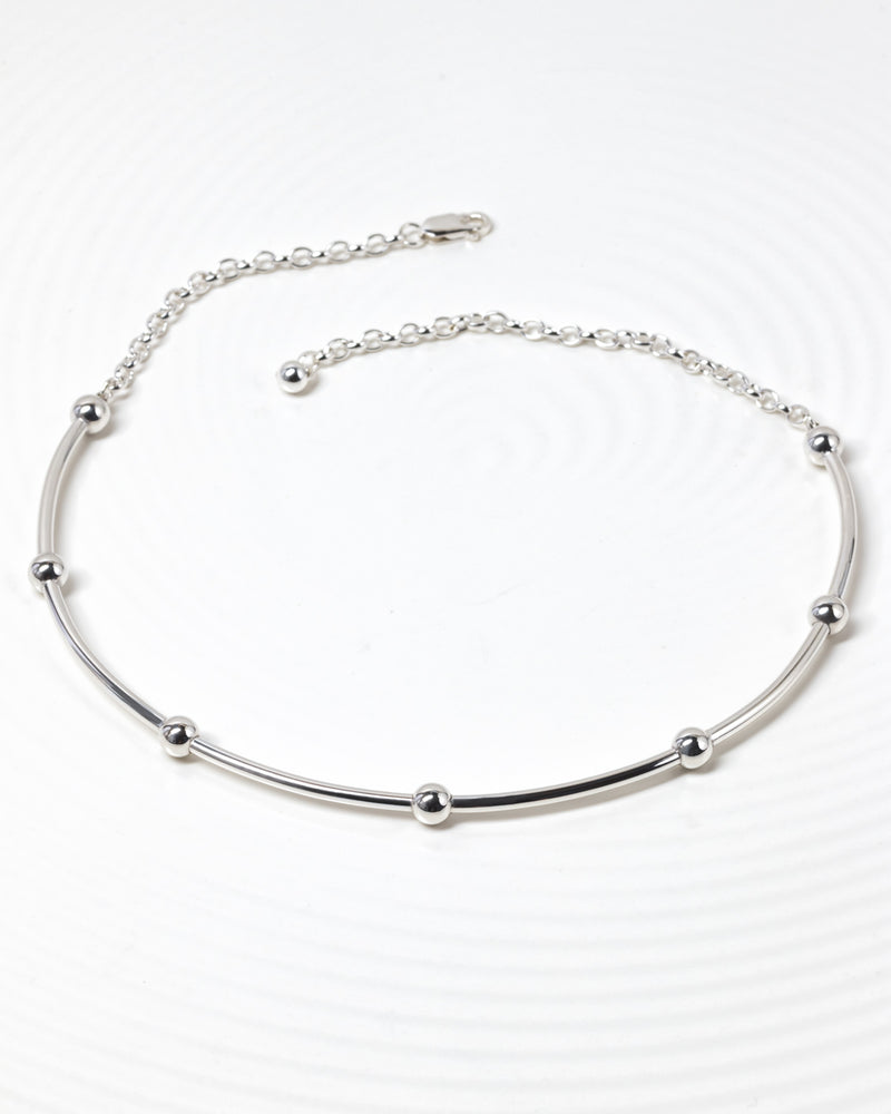 Pia Dots Choker Silver