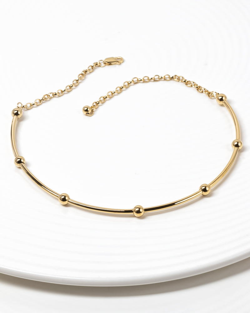 Pia Dots Choker Gold