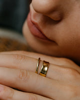 AVA Double Ring Gold