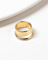 AVA Double Ring Gold