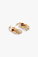 Koko Sigil Crimson Earrings
