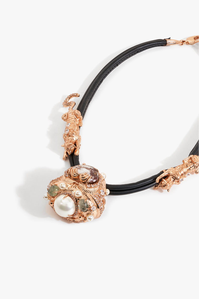 The Wild Empress Rope Hasli in Dalmatian Stone