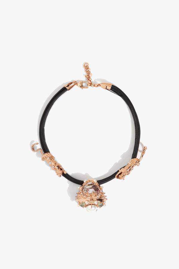 The Wild Empress Rope Hasli in Dalmatian Stone