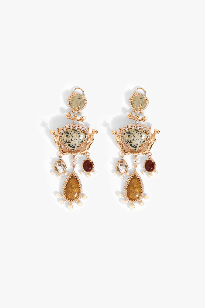 The Wild Empress Statement Earrings