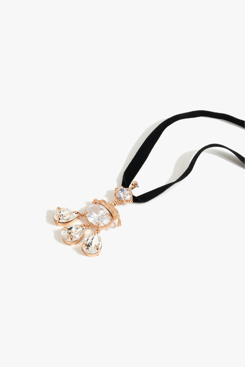 Velvet Lepeord Choker