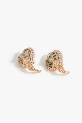 The Wild Empress Studs in Dalmatian Stone
