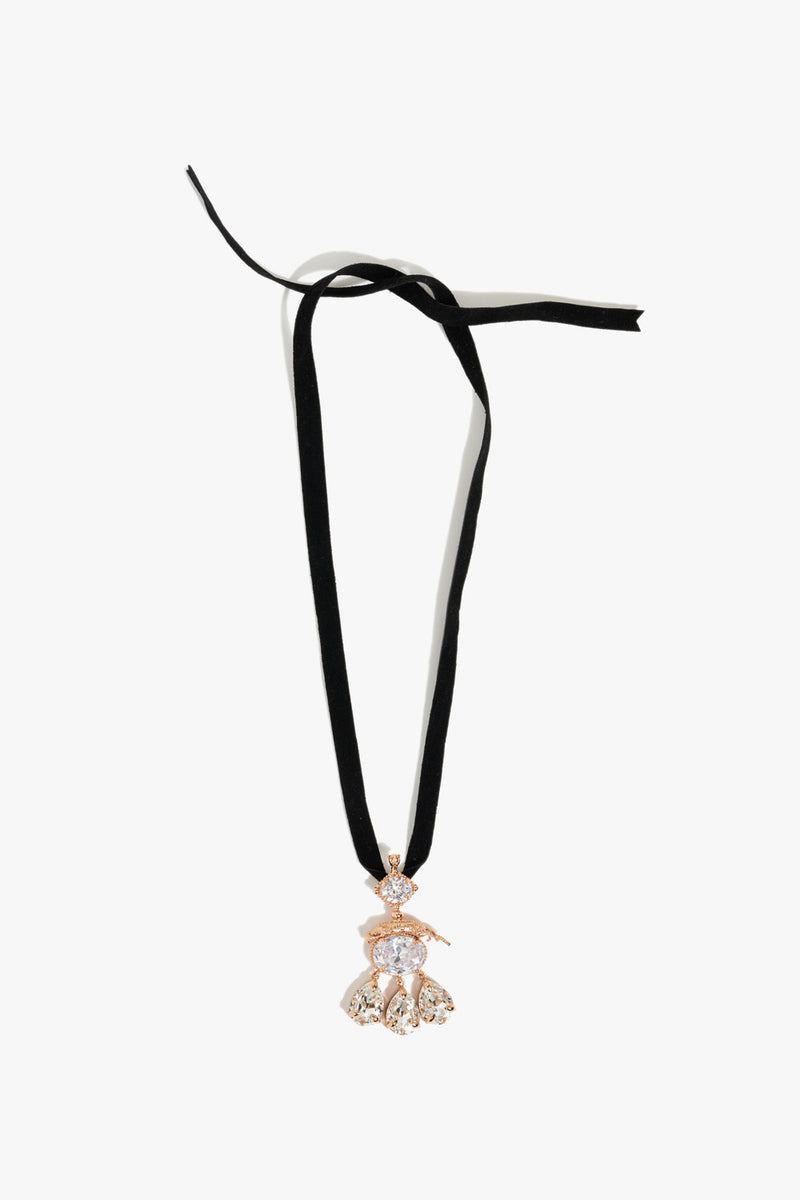 Velvet Lepeord Choker