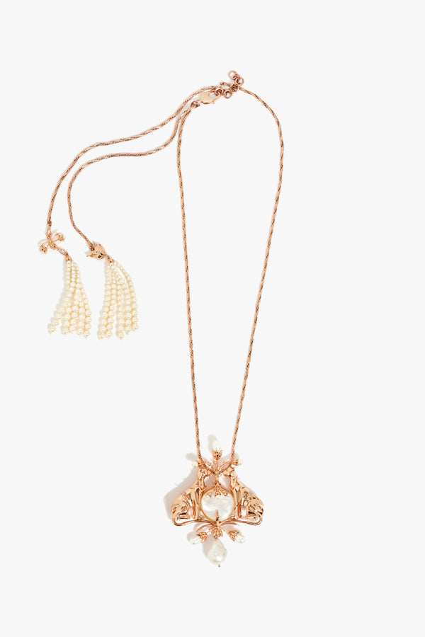 Wild Pearl Cascade Necklace