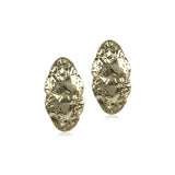 Valliyan Beaten Oval Earring