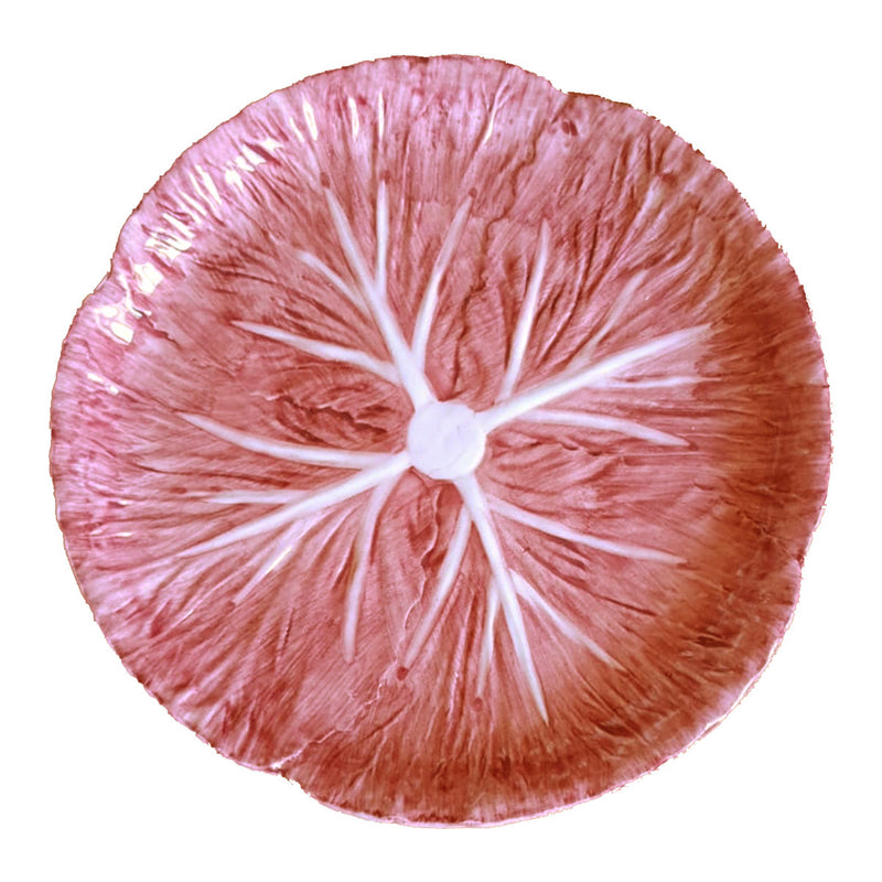 RADICCHIO CERAMIC SALAD PLATE GREEN