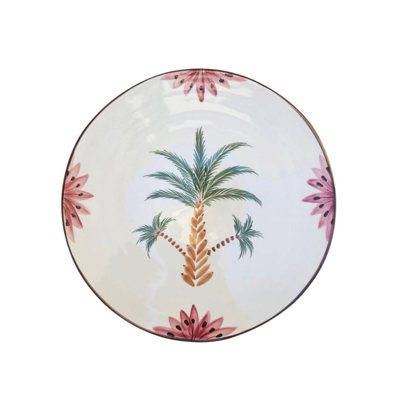 THE DATES TREE CERAMIC DINNER PLATE