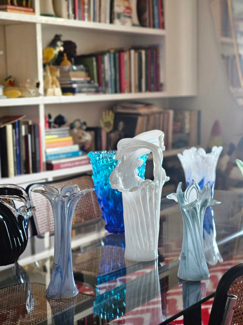 GLASS CANDLEHOLDER