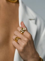 Archer Pearl Convertible pendant ring