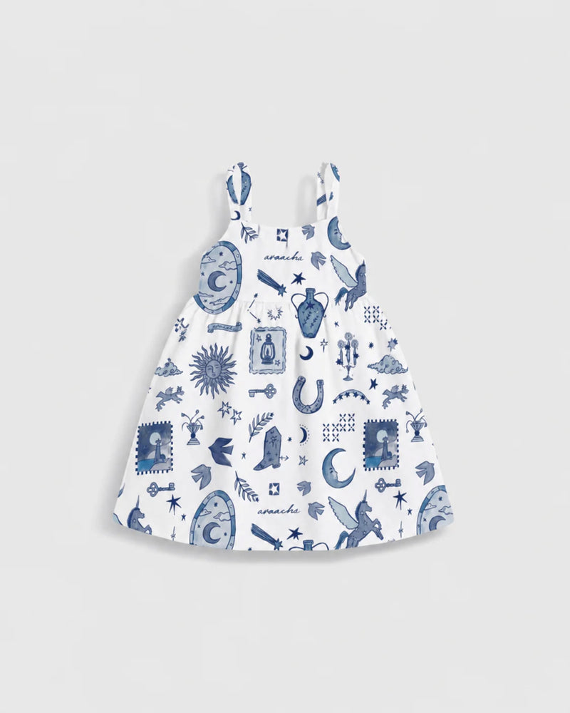 Ava Dress in Celestial Print