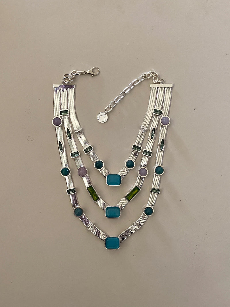 Valliyan 3 Layered Candy Necklace