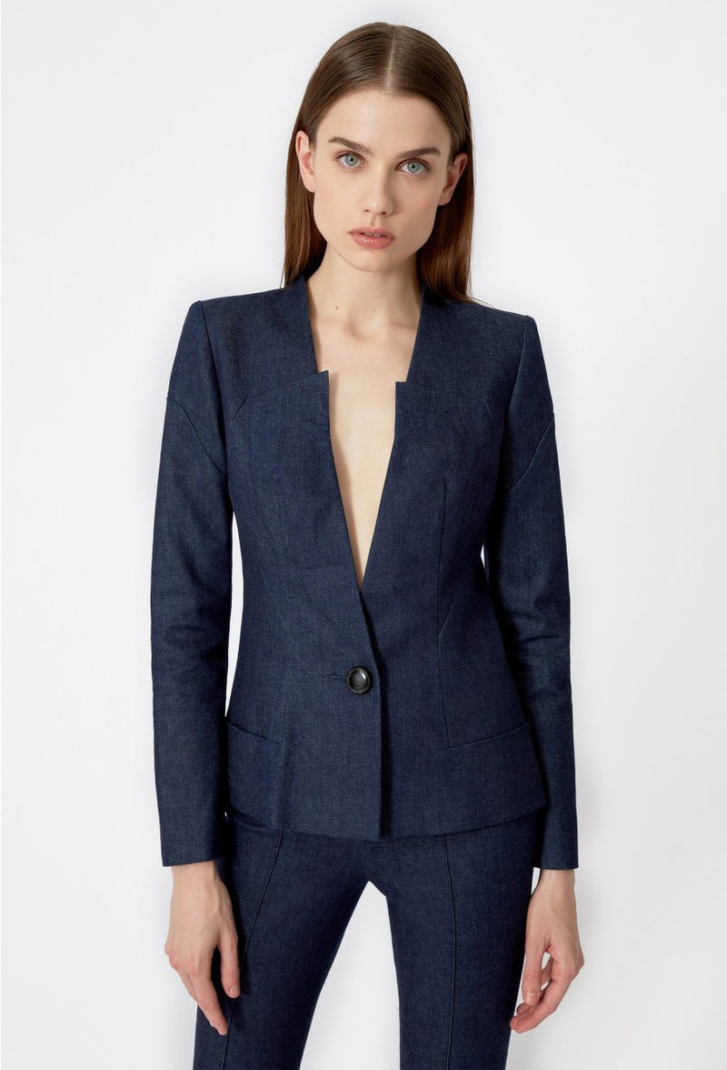 Women Gavali Jacket Denim