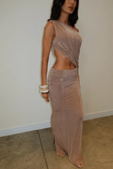 Delilah Jersey Maxi Dress in Medium