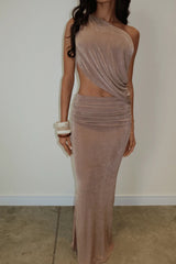 Delilah Jersey Maxi Dress in Medium
