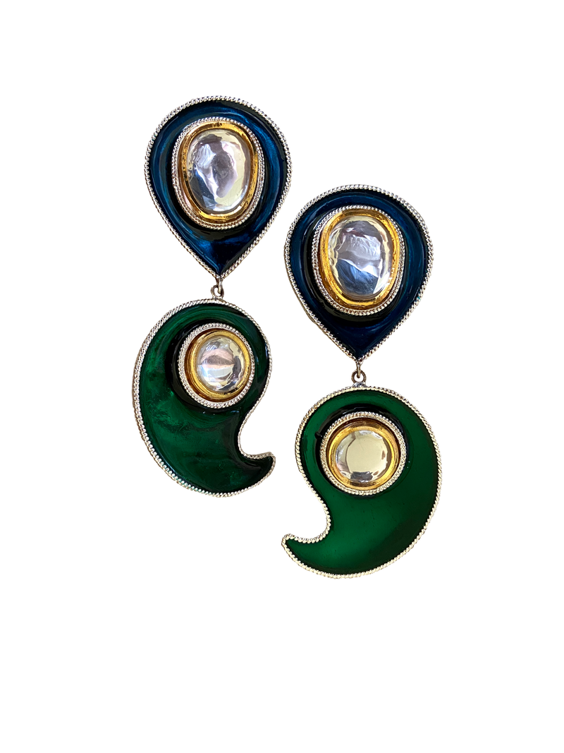 Valliyan Paisley Earcuffs