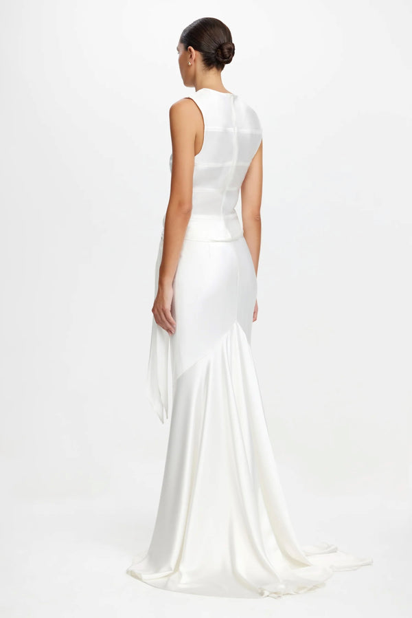 Hourston Maxi Skirt White