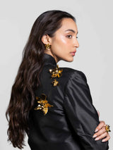 Large Orchid Brooch