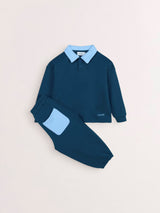 Leo Tracksuit in Teal Pop