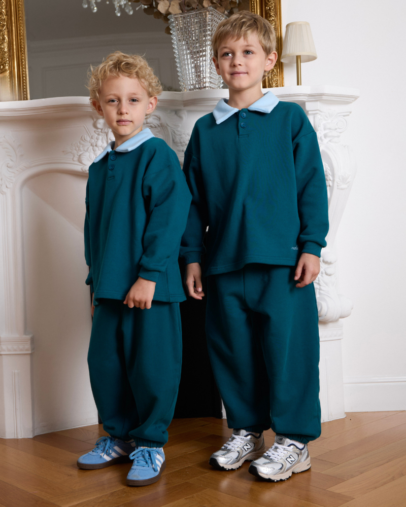 Leo Tracksuit in Teal Pop