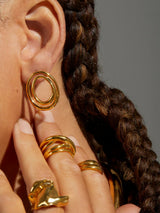 Misho Mini Ellipse Hoops