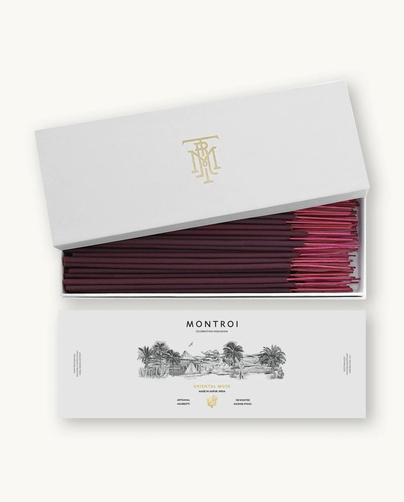 Handmade MONTROI Oriental Musk Incense Sticks