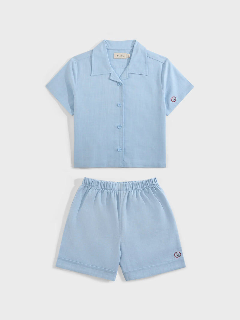 Powder Blue Set/6-12M