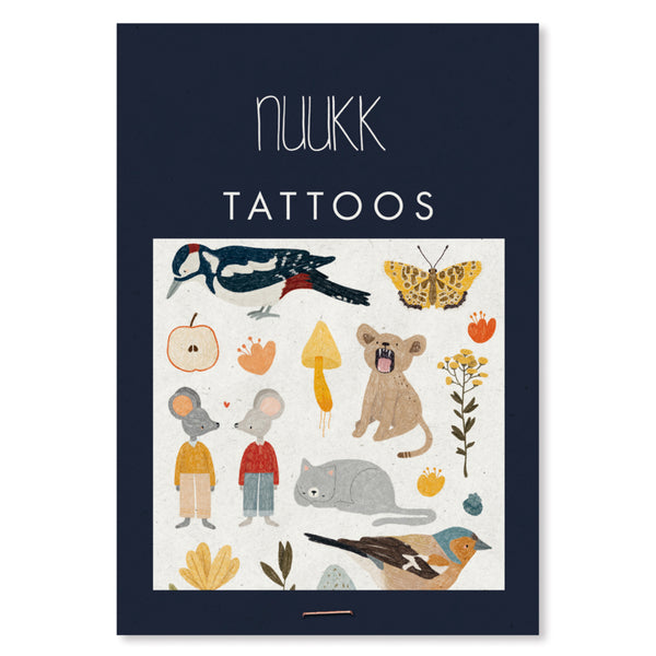 Small woodpecker organic tattoos